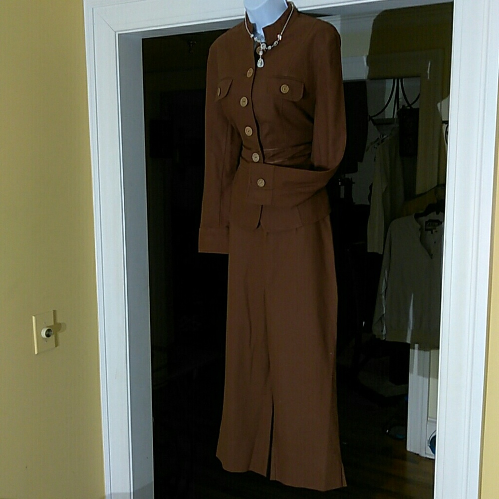 Chadwicks brown 2pc suit
